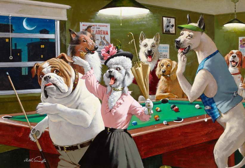 Animal Art Fridays: Mr. Cassius Marcellus Coolidge or 'Cash'; Dogs playing poker. - Imagen 2