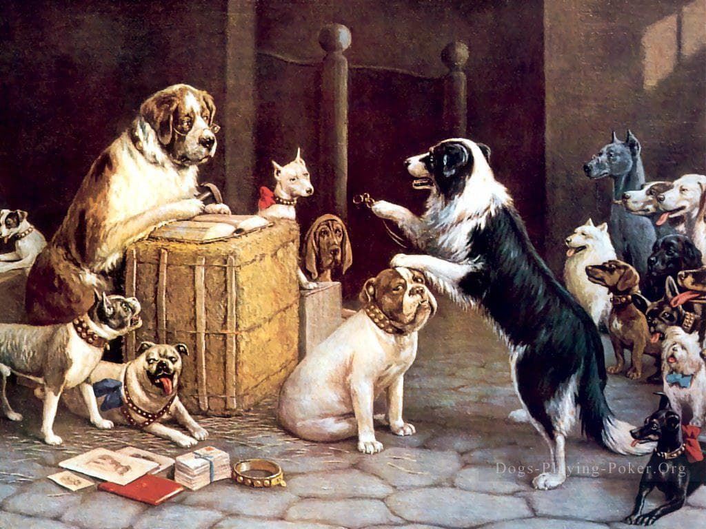 Animal Art Fridays: Mr. Cassius Marcellus Coolidge or 'Cash'; Dogs playing poker. - Imagen 4