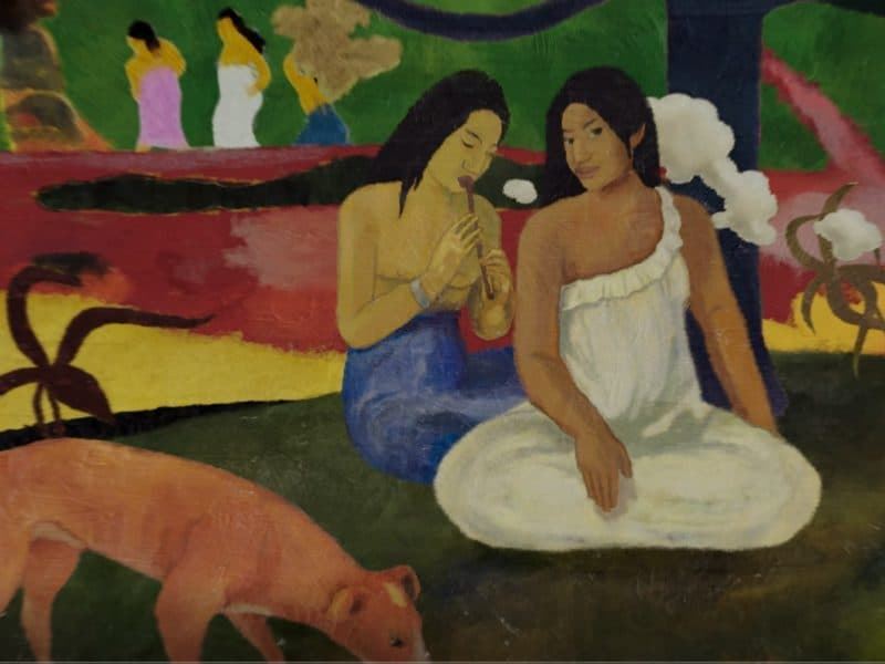 Friday of art with animals: Paul Gauguin, "the Red Dog or Arearea". - Imagen 2