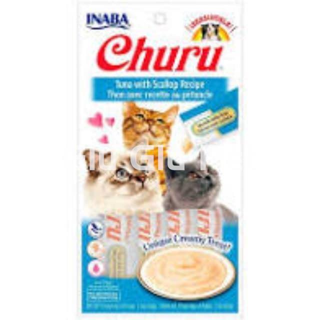 Liquid snack for cat Churu with tuna and scallop - Image 1