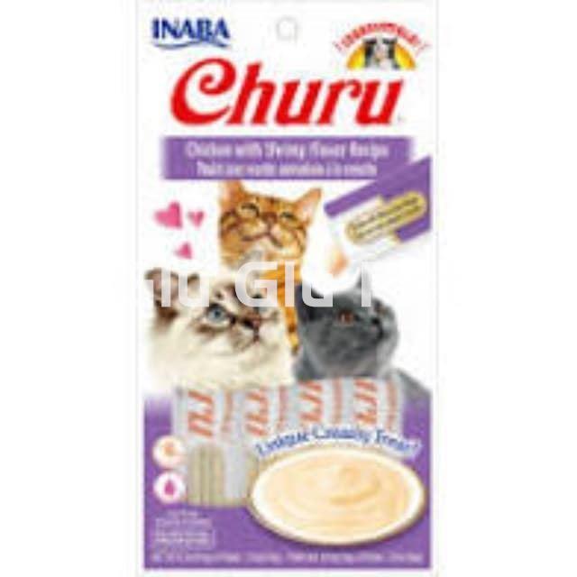 Liquid snack for cats Churu with chicken and shrimp - Image 1