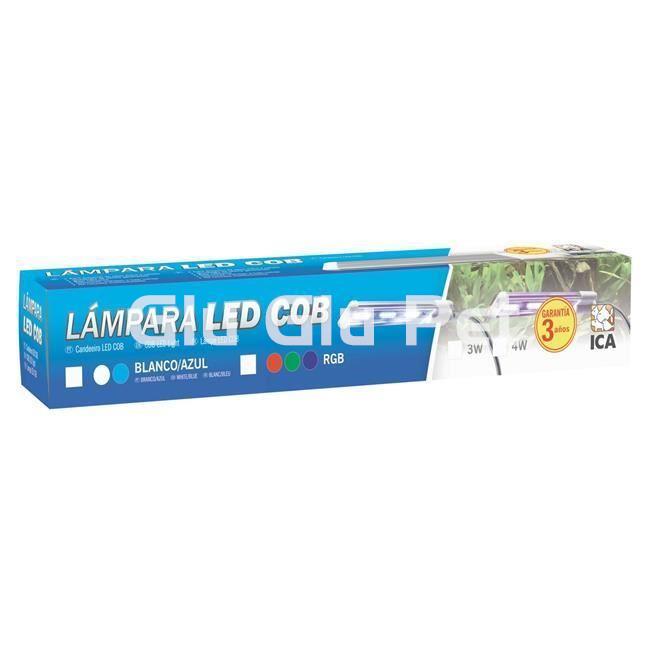 Lampara LED COB 3W blanca/azul - Imagen 2